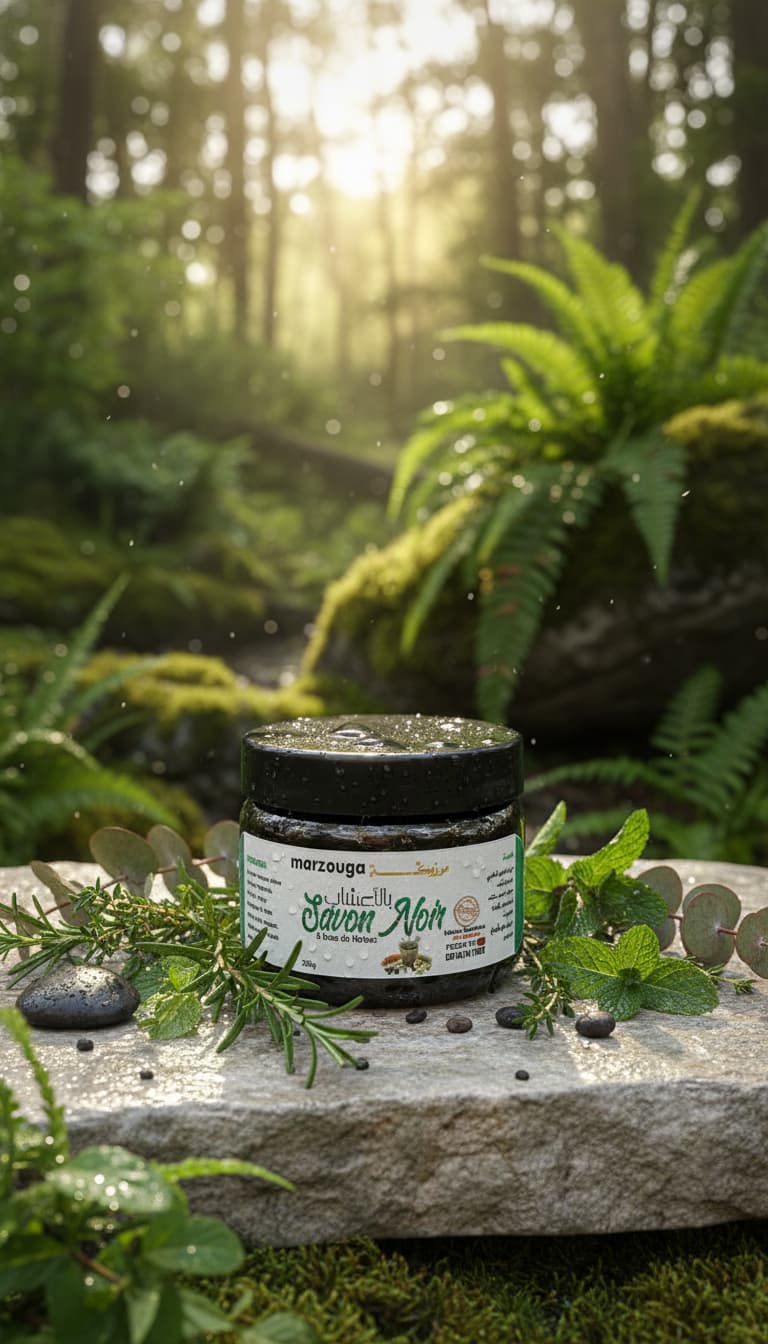 savon noir artisanal aux herbes
