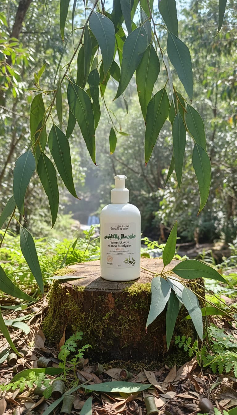savon liquide à l’eucalyptus