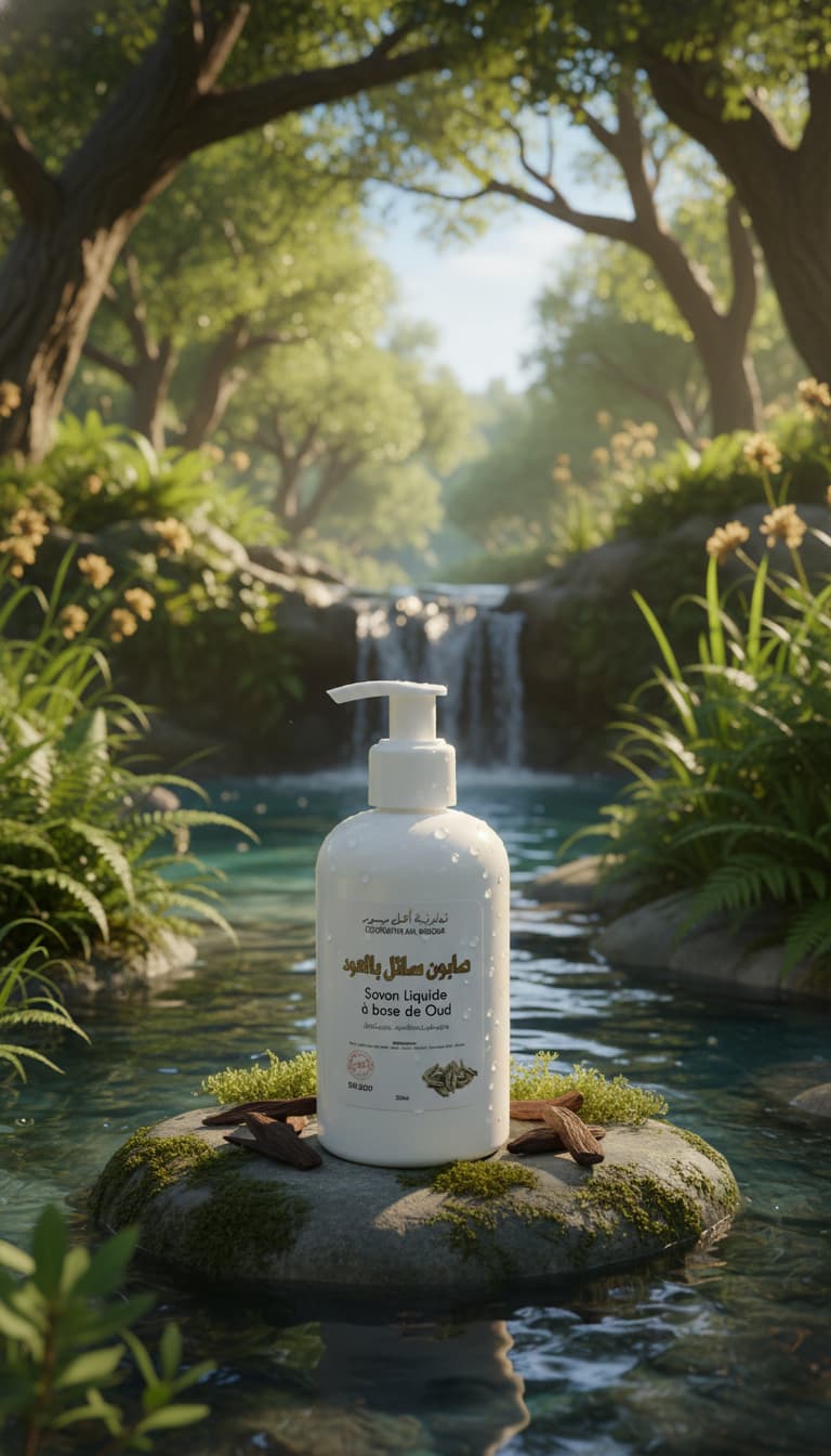 savon liquide au oud précieux