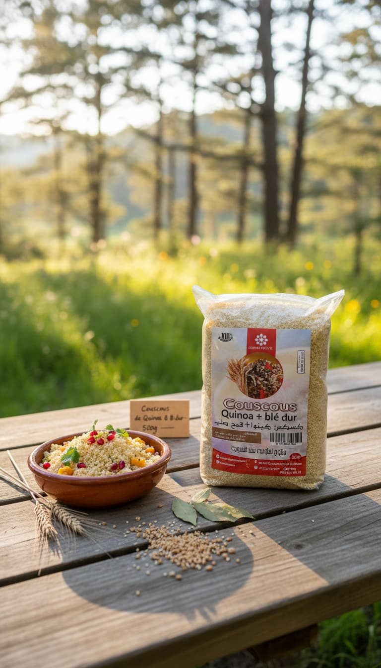 couscous de quinoa & blé dur — 500g