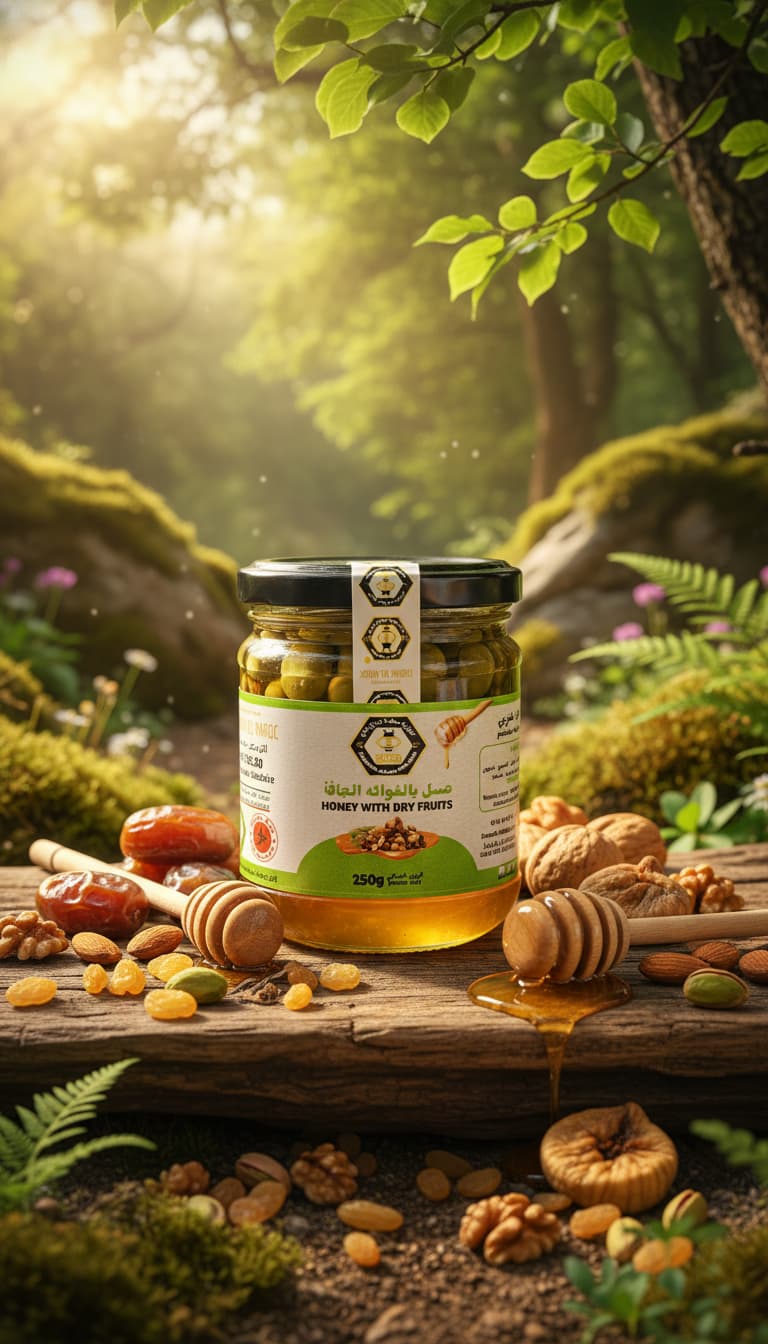 miel aux fruits secs 250g