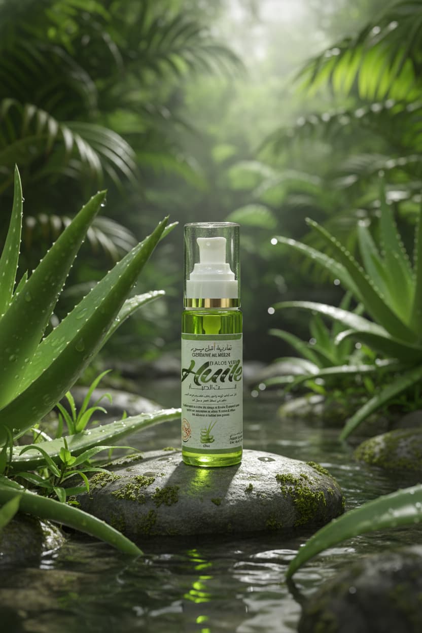huile de massage à l'aloe vera